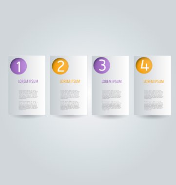 İş, eğitim için Infographics şablon