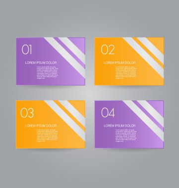 İş, eğitim için Infographics şablon