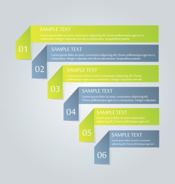 İş, eğitim için Infographics şablon