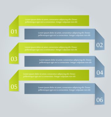 İş, eğitim için Infographics şablon