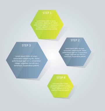 İş, eğitim için Infographics şablon