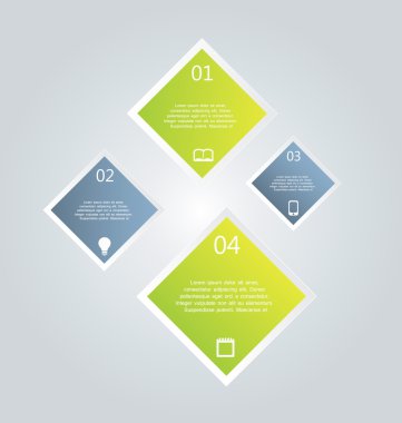 İş, eğitim için Infographics şablon