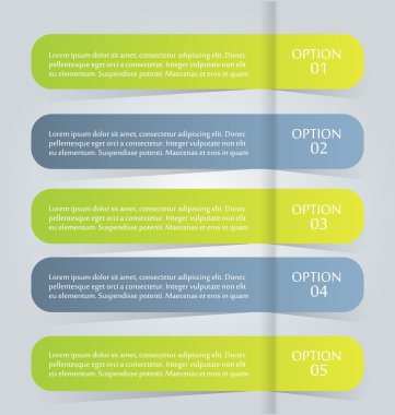 İş, eğitim için Infographics şablon