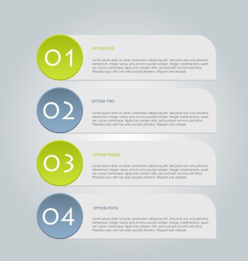 İş, eğitim için Infographics şablon
