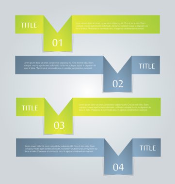 İş, eğitim için Infographics şablon