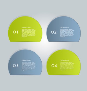 İş, eğitim için Infographics şablon