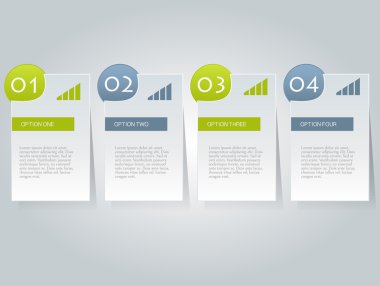 İş, eğitim için Infographics şablon