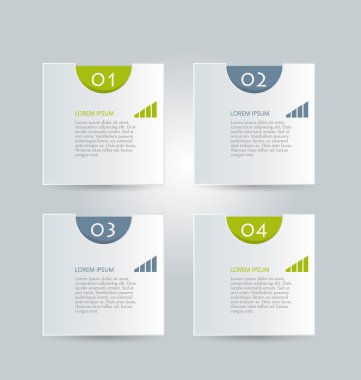 İş, eğitim için Infographics şablon