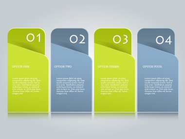 İş, eğitim için Infographics şablon