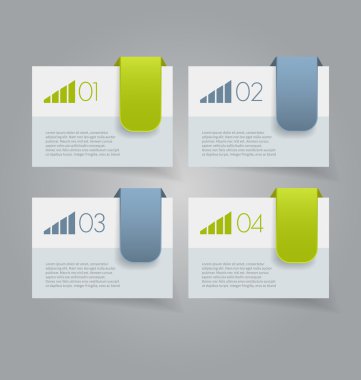 İş, eğitim için Infographics şablon