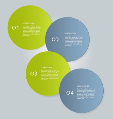 İş, eğitim için Infographics şablon