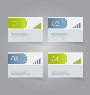 İş, eğitim için Infographics şablon