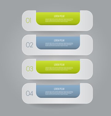 İş, eğitim için Infographics şablon