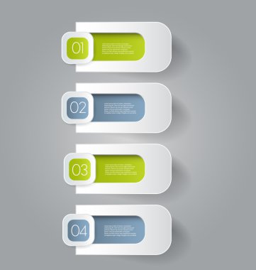 İş, eğitim için Infographics şablon