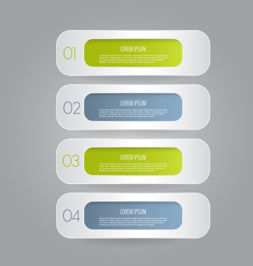 İş, eğitim için Infographics şablon