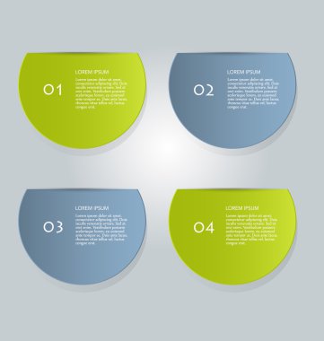 İş, eğitim için Infographics şablon