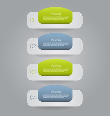 İş, eğitim için Infographics şablon