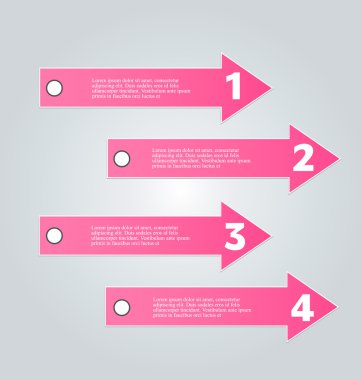 İş, eğitim için Infographics şablon