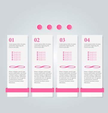 İş, eğitim için Infographics şablon