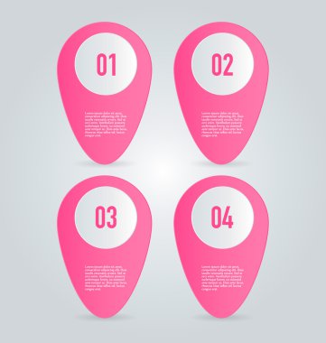 İş, eğitim için Infographics şablon