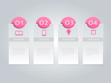 İş, eğitim için Infographics şablon