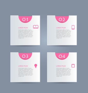 İş, eğitim için Infographics şablon