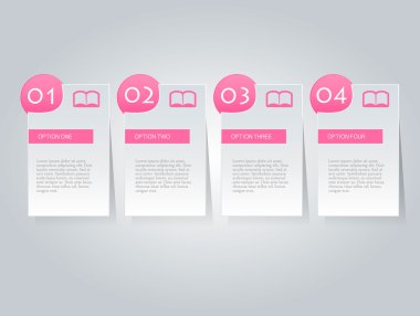 İş, eğitim için Infographics şablon