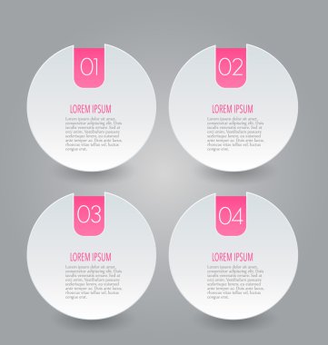 İş, eğitim için Infographics şablon