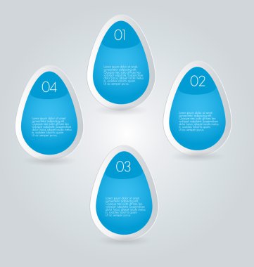 İş, eğitim için Infographics şablon