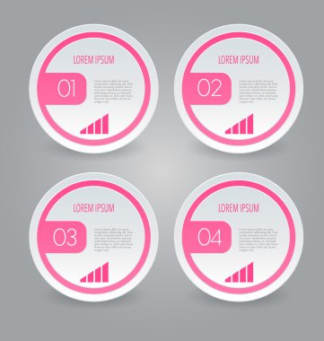 İş, eğitim için Infographics şablon