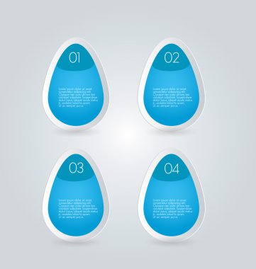 İş, eğitim için Infographics şablon