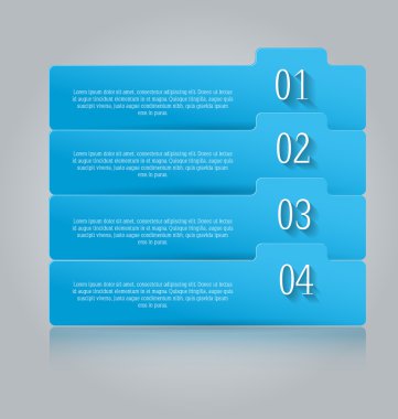 İş, eğitim için Infographics şablon