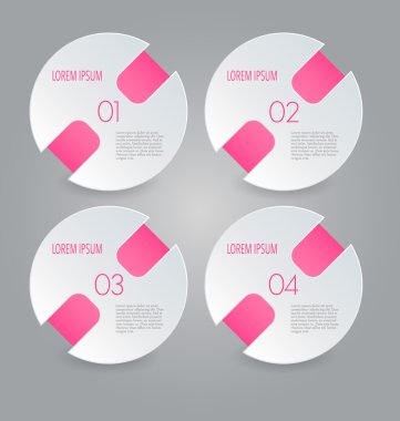 İş, eğitim için Infographics şablon