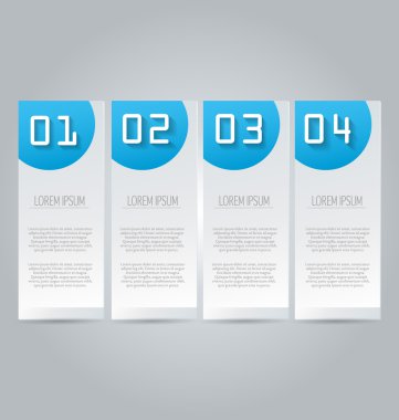 İş, eğitim için Infographics şablon