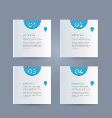 İş, eğitim için Infographics şablon