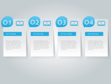 İş, eğitim için Infographics şablon