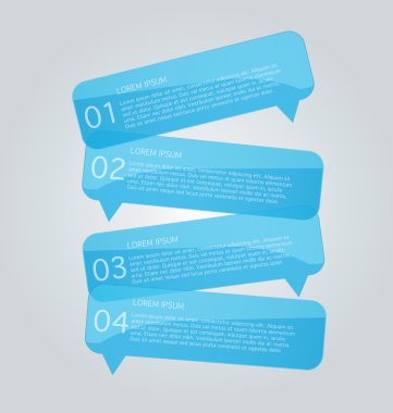 İş, eğitim için Infographics şablon