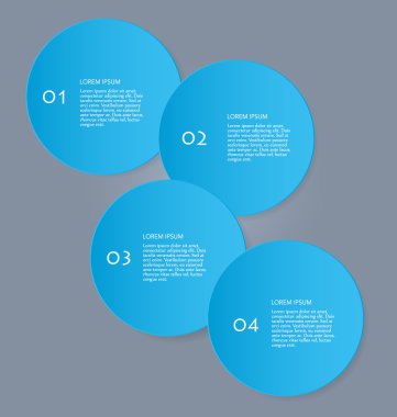 İş, eğitim için Infographics şablon