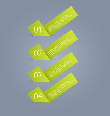 İş, eğitim için Infographics şablon