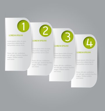 İş, eğitim için Infographics şablon