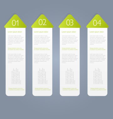 İş, eğitim için Infographics şablon