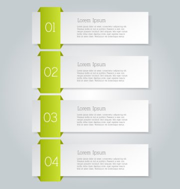 İş, eğitim için Infographics şablon