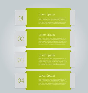 İş, eğitim için Infographics şablon