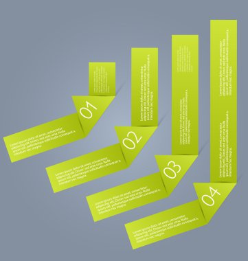İş, eğitim için Infographics şablon