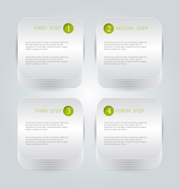 İş, eğitim için Infographics şablon