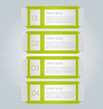 İş, eğitim için Infographics şablon