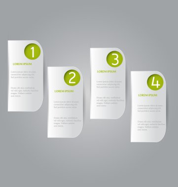 İş, eğitim için Infographics şablon