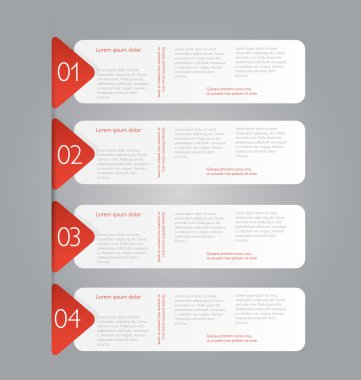 İş, eğitim için Infographics şablon