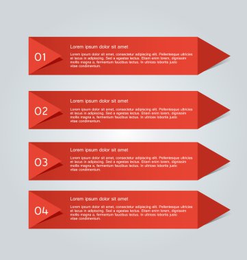 İş, eğitim için Infographics şablon