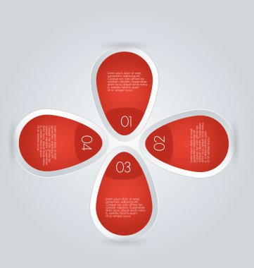 İş, eğitim için Infographics şablon